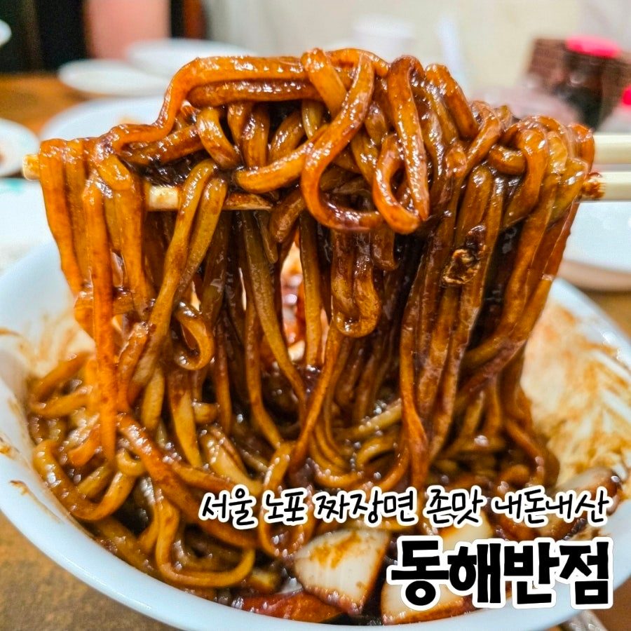 서울 짜장면 맛집 중식당 노포 동해반점 대림 대림동 차이나타운 존맛