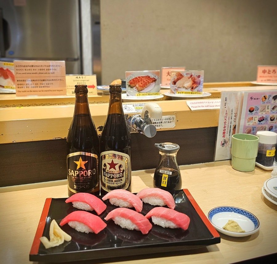 후쿠오카 하카타역 스시 맛집, 지하상가 회전초밥 하카타 우오가시 마와루스시 완전정복