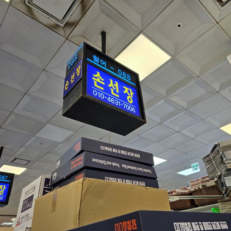 노량진 수산시장 손선장 대방어회 찐맛집, 방사능계측기 있어 안심되는 곳 사진 5