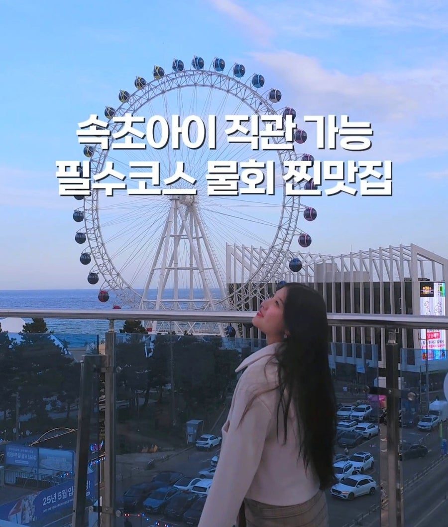 속초시맛집 현지인 추천 터미널 근처 속초항아리물회